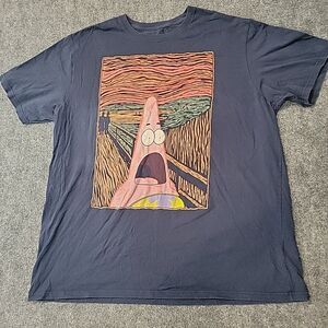 Nickelodeon Spongebob Squarepants Size 3XLT Scream Blue T-shirt Patrick